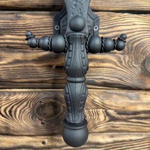 Accesorio de hierro forjado resistente al óxido Iron Nature, superficie con acabado de madera, estilo tradicional, fácil instalación para portones/cercas - Product Image 5