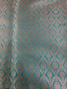 banarasi zari brocade fabric - Product Image 3