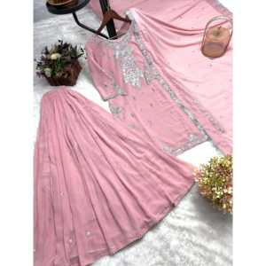 Conjunto de Top, Pantalón y Dupatta para Fiesta, Hermoso para Mujer - Product Image 5