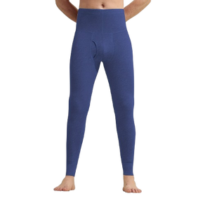 Slim Fit Elastic Waist Quick Dry Breathable Full Length Solid Color Athletic Gym Compression <b>Pants</b> for <b>Men</b> - Product Image 1