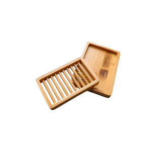 Jabonera de Bambú Ecológica, Soporte para Jabón de Madera Natural, Duradera, para Baño, para el Lavabo - Product Image 2