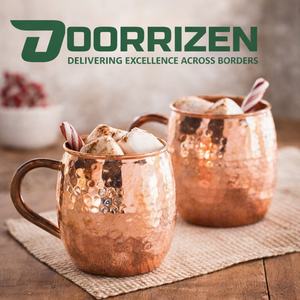 Comprar en línea Jarras de cerveza de jengibre 100% Original Cobre Moscú Mule Tazas y tazas Hogar Estilo de vida diario Beber Tazas fantásticas - Product Image 2