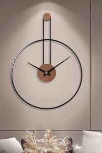 Modern <b>Metal</b> Wall <b>Clock</b> With Silent Movement For Home Decor Living Room And Office Interior Design - Product Image 5