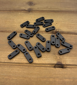ลูกปัดกระดูกสีดำ FAIZACRAFT FC-7917 แบบ 2 รู ขนาด 3/4 นิ้ว ทำมือ ลายสัตว์ธรรมชาติ - Product Image 3