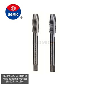 J13.PoT.SC-01 - Tarières rigides pour filetage - M2.5 M3 M3.5 M4 M5 M6 M8 M10 M12 - Filetage M - Canne à fileter à cannelures pointues - Tarières en carbure monobloc - Queue JIS - Product Image 1