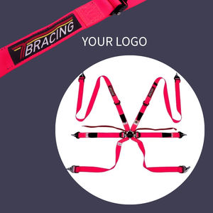 TBRACING ULTRA-D OEM ODM Harnais de course 6 points homologué FIA 2 pouces, Ceinture de sécurité avec brevet taïwanais pour soutien des épaules, Ceintures de maintien personnalisées - Product Image 3