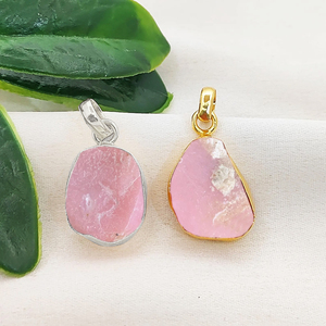 Colgante de Piedra del Sol en Bruto con Engaste, Hecho a Mano, Chapado en Oro, Amuleto de Piedra de Nacimiento, Joyería de Cristal Curativo, Amuletos de Piedra del Sol de 10-12mm - Product Image 2