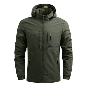 Veste de pluie imperméable, coupe-vent et respirante de haute qualité INTRAX WORLD pour homme, tissu polyester/coton, fermeture éclair, hiver - Product Image 1