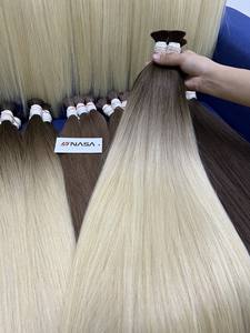 Extensions de cheveux en vrac au prix de gros, fortes et soyeuses, doublement noyées, 100 grammes, couleurs ombrées 8 pouces - Product Image 2