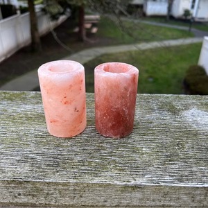 Verres à shot rustiques en sel rose de l'Himalaya, sculptés à la main en pierre, pour bars, fêtes, restaurants, événements et maison - Product Image 5