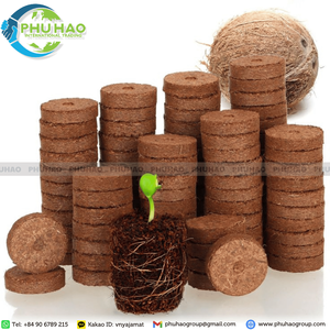 Granulés de cocopeat premium à faible teneur en EC, pureté de 95 % et taille de 3,5 à 4,2 cm, pour un développement sain des racines et un ameublissement du sol. - Product Image 2
