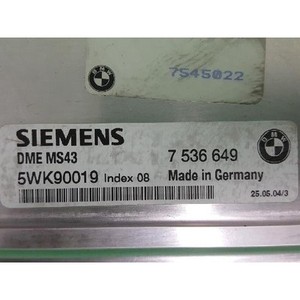 ชุดควบคุม DME สำหรับรถยนต์ X5 E53 LCI ปี 2003-2006 ของแท้ มือสอง รหัส 7536649 - Product Image 3