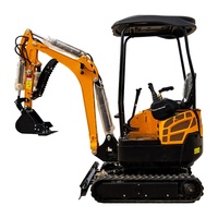 Chine prix d'usine CE/EPA Yanmar Kubota hydraulique 1 tonne 1.5 tonnes remorque pelleteuse remorquable petites pelleteuses mini pelle accessoire