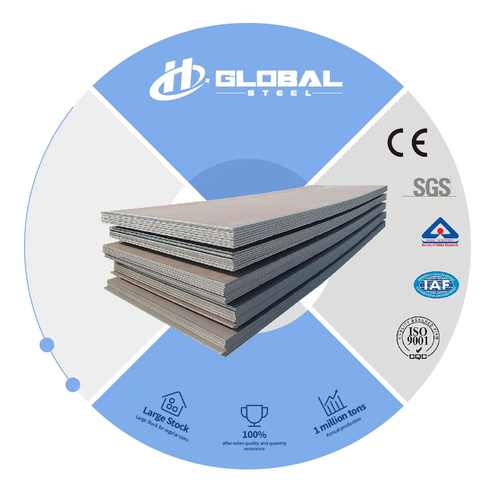Best selling chrome plated factory price mild s275JR carbon wear resistant steel plate