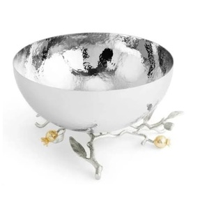 ชามโลหะตกแต่งลายโค้งสวยงามสำหรับเสิร์ฟขนมหวาน ชุบทอง ราคาไม่แพง - Product Image 2
