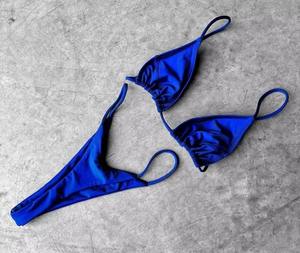 Conjunto de Ropa Interior Femenina de Dos Piezas, Estilo Moderno para la Playa, Bra Deportivo y Panties de Algodón 100% - Product Image 3