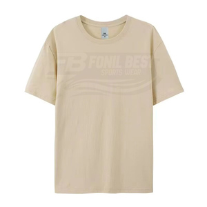T-shirts professionnels d'été personnalisables, T-shirt vierge coupe classique, 180 grammes, blanc décontracté, 100% polyester, pour hommes - Product Image 4