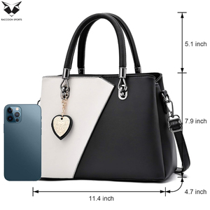 Bolsos Tote Hechos a Mano, Duraderos y Modernos, con Cierre de Cremallera, Forro de PU Impermeable, para Artículos Esenciales Diarios y Viajes, para Todas las Temporadas, para Mujer - Product Image 3