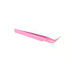 Pinzas para Pestañas Manuales Más Vendidas, Color Rosa, Punta Recta, Acero Inoxidable, Marca Hasni Surgical, Aprobadas por CE e ISO, para Uso Clínico - Product Image 1