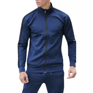 Ensemble de survêtement pour homme, coupe ajustée, séchage rapide et respirant, en coton, tenue de jogging, service OEM - Product Image 1