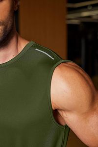 Men's Fashion Ribbed Vest Tank <b>Top</b> Knitted <b>Sleeveless</b> Shirt Flexible Comfortable Body Fit Athletic Sportswear Summer Casual Wear - Product Image 4