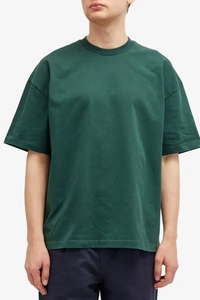 Camiseta Oversize Negra para Hombre, de Peso Pesado, con Lavado Ácido y Gráficos Vintage, Personalizada, para Venta al por Mayor OEM, con Impresión DTG - Product Image 2