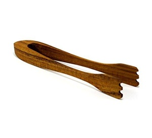 Pince à salade en bois de qualité supérieure, design indien, 1 pièce, produit personnalisé, fabricant, grossiste - Product Image 1