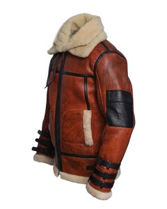 <b>Men</b> High Quality <b>Leather</b> <b>Jacket</b> Soft Full Zip Casual Comfortable Durable Fashion Regular Fit Winter - Product Image 4