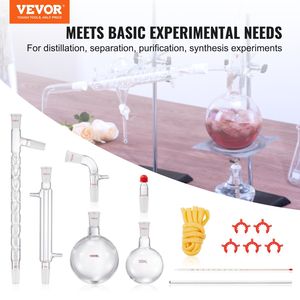 Kit di Distillazione in Vetro Borosilicato 3.3 con Giunto 24/40, Capacità 1000ml per Distillazione di Oli Essenziali, Evaporatore Rotante per Laboratori - Product Image 2