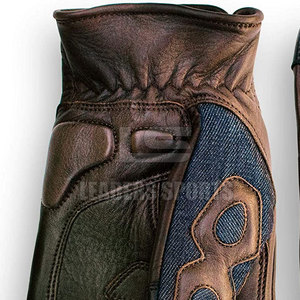 ถุงมือขี่มอเตอร์ไซค์หนังวัวแท้รุ่นใหม่ สำหรับกีฬากลางแจ้ง ระบายอากาศได้ดี ป้องกันฝ่ามือ ใช้ได้ทั้งชายและหญิง - Product Image 6