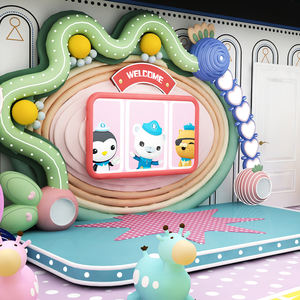 Aire de jeux intérieure pour enfants Flyfun sur le thème marin avec toboggan, piscine à balles et nouveau <span class=keywords><strong>jeu</strong></span> interactif AR pour centre commercial et FEC - Product Image 5