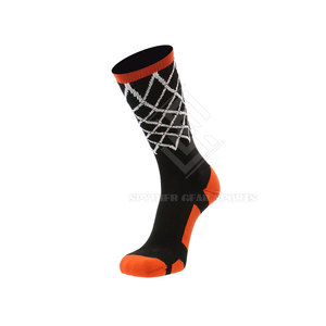 Chaussettes de sport d'hiver fines de haute qualité avec logo sur le revers, gestion de l'humidité, respirantes, écologiques, hauteur genou pour adultes - Product Image 2