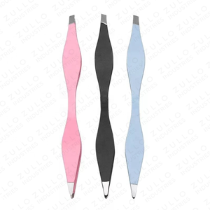 Premium Stainless Steel 3PCS Double Ended Eyebrow Tweezers Set Slanted Pointed Tip <b>Precision</b> Beauty <b>Tool</b> - Product Image 4