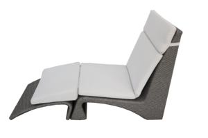 Ensemble de meubles d'extérieur en osier chaise longue et table faciles à ranger pour la détente dans le jardin Fabriqué au Vietnam pour l'extérieur des villas - Product Image 2