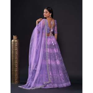 ชุดราตรีออกแบบปาร์ตี้สวม lehenga choli กับงานลำดับ - Product Image 1