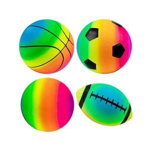 Juego de Pelotas Antiestrés de Arcoíris, Pelotas de Espuma Suave de Baloncesto, Fútbol, Fútbol Americano, Unisex, de 2 a 4 Años - Product Image 1