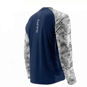 Chemise à manches longues pour homme, résistante aux taches, respirante, imperméable, vêtements de pêche, 100% polyester, UPF 50, impression numérique, vente en gros - Product Image 6