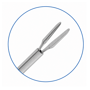 Ciseaux de coupe horizontaux micro-ophtalmiques en titane de qualité professionnelle, pointes à 45 degrés, disponibles en 20G à 25G - Product Image 4