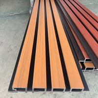Revêtement extérieur en bois imperméable, bardage composite en WPC coextrudé pour jardin