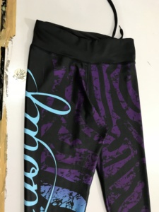 Leggings pour femmes sur mesure, leggings de sport de haute qualité, taille élastique, yoga, écologiques, antibactériens - Product Image 3