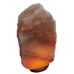 Lampe de sel de l'Himalaya sculptée, écologique, ronde, cristal brut, décoration d'intérieur, 8-10 kg - Product Image 2