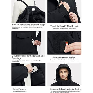 Winter Coats for <b>Men</b> <b>Long</b> Down Puffer <b>Jacket</b> Water Resistant Warm Thick Insulated Parka Cold Weather Outerwear - Product Image 6