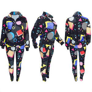 Chándales Deportivos Sublimados de Alta Calidad 100% Algodón para Mujer, Ligeros, con Capucha, para Invierno, Precio al por Mayor - Product Image 5