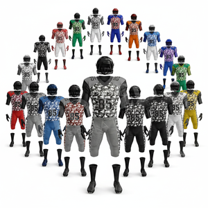 Unique Design Premium New Lightweight Training Sports American Football Uniforms Polyester Custom Team & Number Football Kits - Product Image 1
