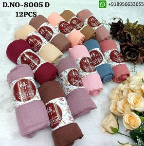 Crinkle Cotton Lowest Price in all over wholesale market best <b>Scarf</b> stoles with soft and comfortable 00918956633655 ind - Product Image 2