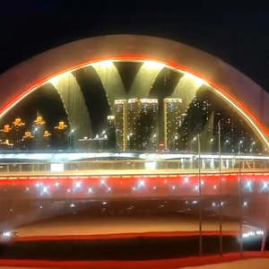 Fontaine musicale d'extérieur moderne Horticlub avec spectacle de lumière LED, installation facile, en acier inoxydable, grande taille, multimédia - Product Image 3