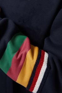 Sweat à capuche oversize personnalisable en coton épais 300g pour homme, style streetwear de luxe, coupe courte, en molleton à carreaux pour l'hiver - Product Image 5