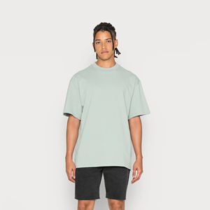 Camiseta de Hombre Casual, Corte Regular, Manga Corta, Lisa, con Serigrafía Personalizada, Transpirable, de Secado Rápido, en Tela de Rizo, Poliéster/Algodón - Product Image 1