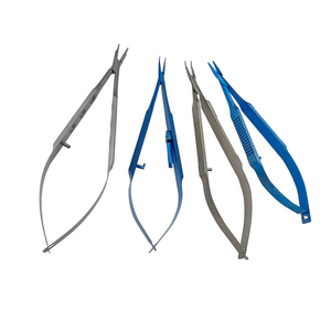 ชุดเครื่องมือจับเข็มสำหรับผ่าตัดตาแบบแมนนวล ยี่ห้อ Dentric Implants รุ่น Castroviejo พร้อมคีมล็อคแบบตรงและโค้ง ทำจากสแตนเลส ได้รับมาตรฐาน CE - Product Image 4