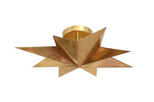 Most Demanded Modern Gold Starburst Ceiling <b>Light</b> <b>Fixture</b> Metal Decorative Lighting for Living Room or Bedroom - Product Image 2